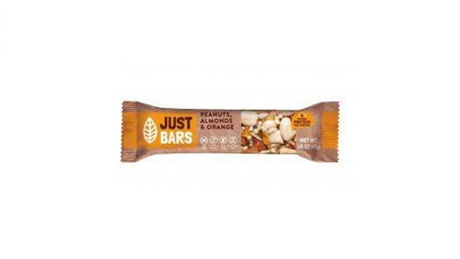 Just Bars Peanuts Almonds & Orange 40G