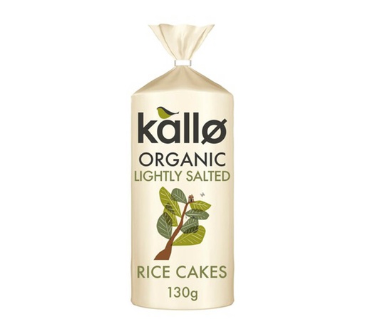 Kallo Lightly Salted Wholegrain Low Fat Rice Cakes