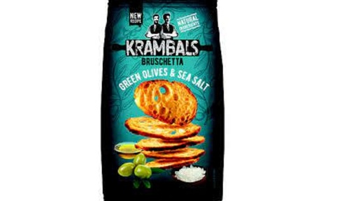 Krambals Bruschetta Green Olives & Sea Salt 70G