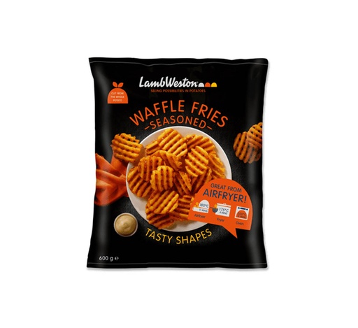 Lamb Weston Waffle Fries Seasoned 600g
