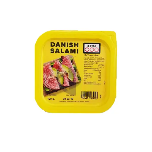 3 Star Danish Salami 150g