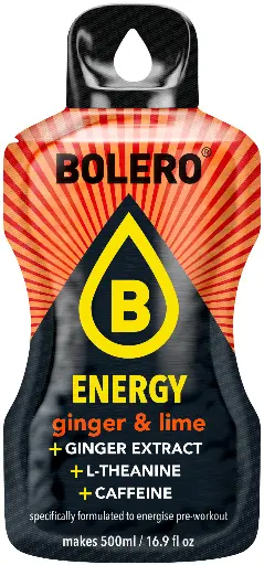 Bolero Instant Drink Energy Ginger And Lime 9g