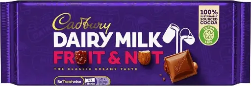 Cadbury Dairy Milk Fruit & Nut 180g 1Off
