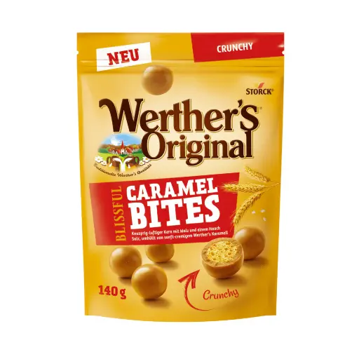 Werthers Original Caramel Blissful Bites Crunchy 140g