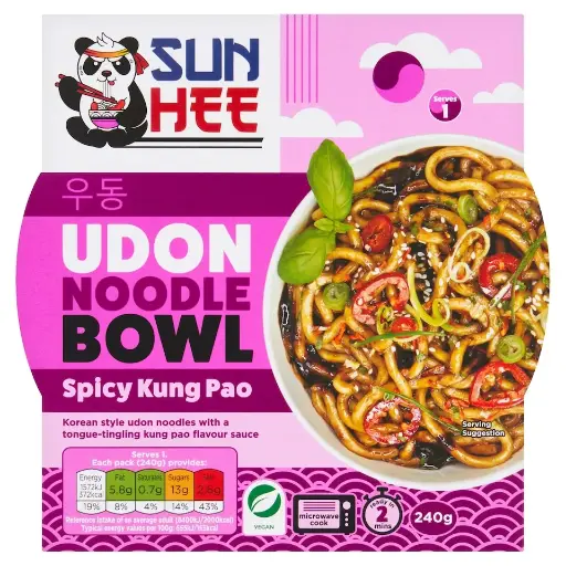 Sun Hee Spicy kung Pao Udon Bov 240g