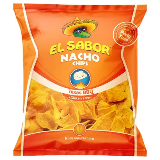 El Sabor Nacho Chips Texas Bbq 225g Promo 50C Off
