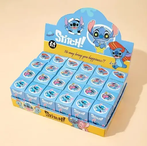 Stitch Mistery Box Pvc Keychain