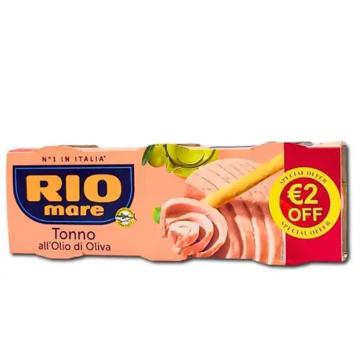 Rio Mare Tonno Tuna Olive Oil 3x 160g €2.00 OFF!