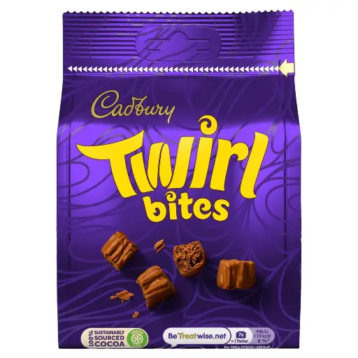 Cadbury Twirl Bites Chocolate Bag 100g 