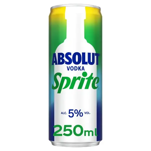 Absolut Vodka & Sprite 12 250ml