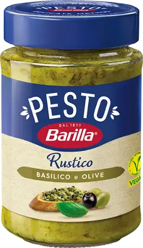 Barilla Pesto Rustico Basilico e Olive 200g