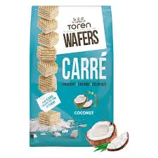 Carre Bag Coconut Wafer Cubes 125g